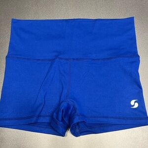 Soffe Royal Blue Roll Down Cheer/Dance/Gymnastics Shorts XL